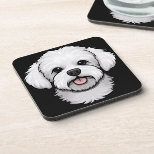 Porta-copo Bichon Frise Oferece Puppy Face Cão Fresco Bonito