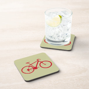 Porta-copo bicicleta vermelha, ciclismo
