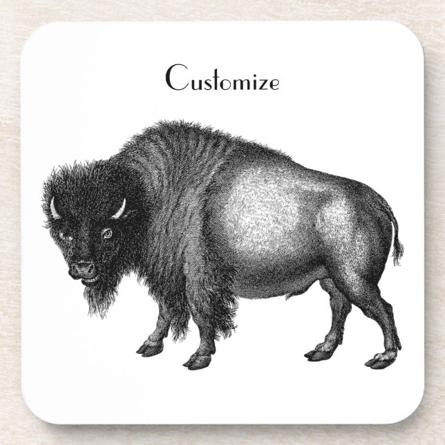 Porta-copo Big Bison Buffalo Thunder_Cove (Frente)