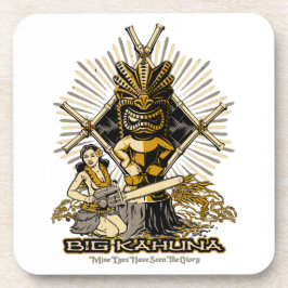 Porta-copo Big Kahuna Tiki Hula Pinup Girl