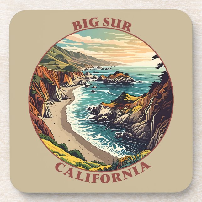Porta-copo Big Sur California EUA (Frente)