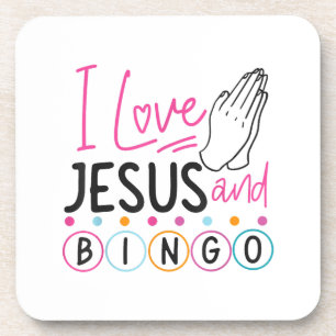 Porta-copo Bingo Player Jesus Faith Christian Adoro Jesus An