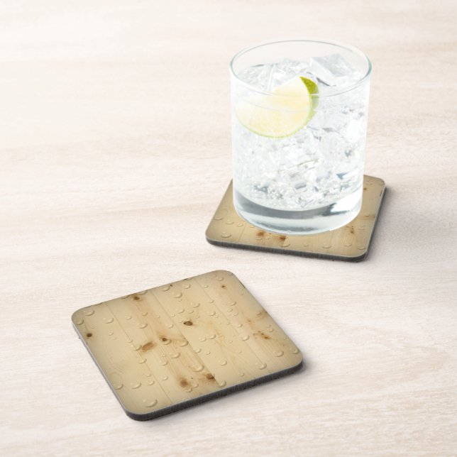 Porta-copo Birch Wood Cork Coaster (Lado Direito)