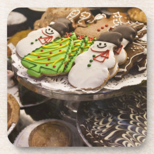 Porta-copo Biscoitos do Natal na exposição em uma Nova Iorq