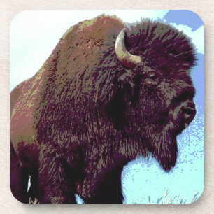 Porta-copo Bison Pop Art