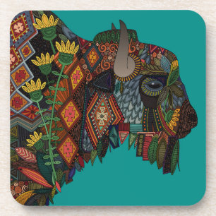 Porta-copo bison teal