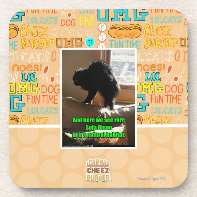 Porta-copo Bisonte do sofá (Frente)