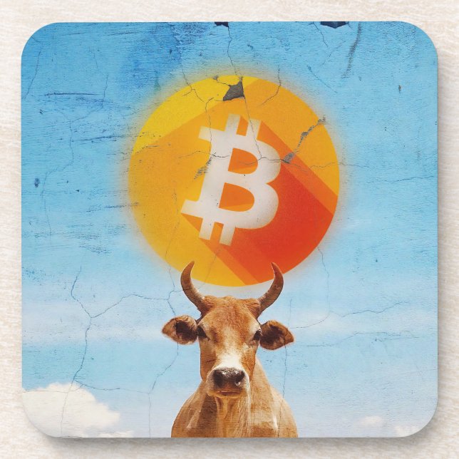 Porta-copo Bitcoin Resilient Bull (Frente)