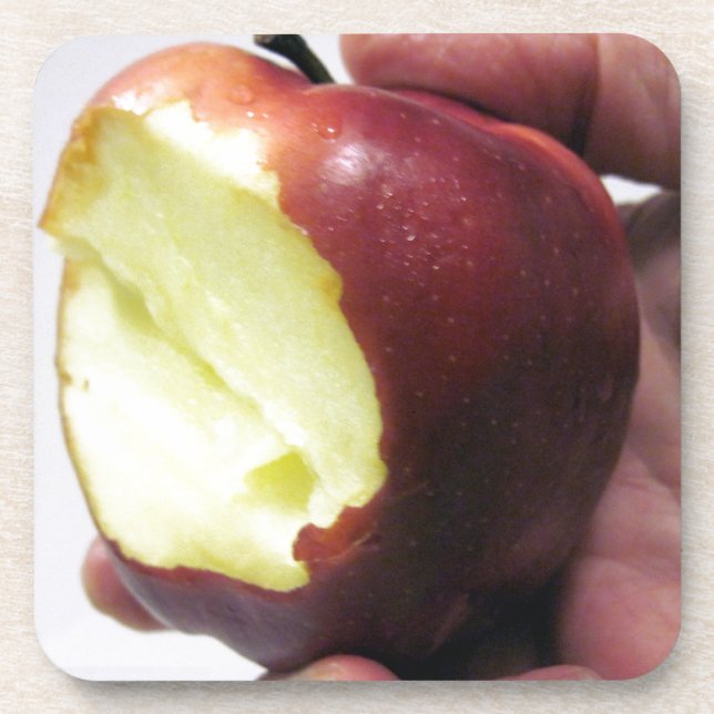 Porta-copo Bitten Red Apple (Frente)