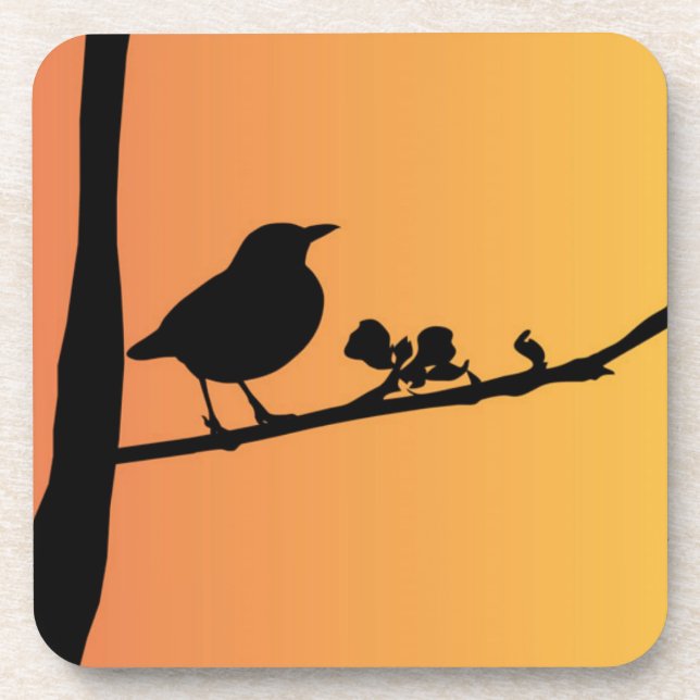 Porta-copo Blackbird Silhouette (Frente)
