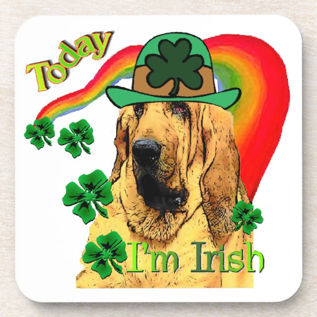 Porta-copo Bloodhound st Patricks (Frente)