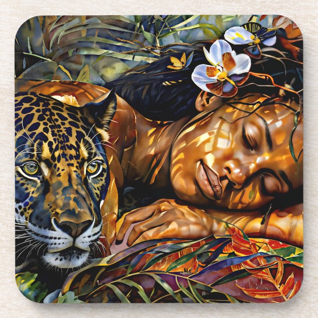 Porta-copo Bloom De Jaguar - Mulheres Na Amazônia (Frente)