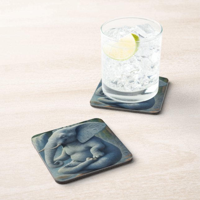 Porta-copo Blue Elephant Beverage Coaster (Lado Direito)