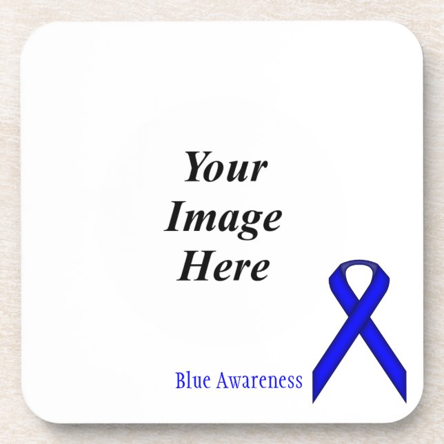 Porta-copo Blue Standard Ribbon por Kenneth Yoncich (Frente)