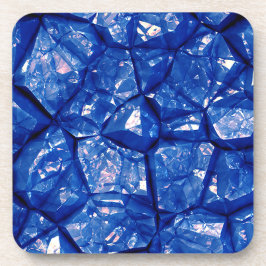 Porta-copo Blue Stone Texture