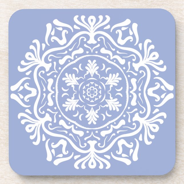 Porta-copo Blueberry Mandala (Frente)
