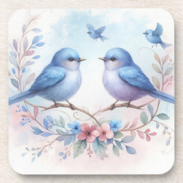 Porta-copo Bluebird Harmony em uma Perch Floral