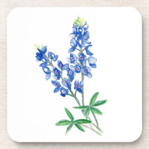 Porta-copo Bluebonnet de aquarela 3