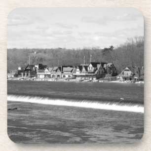 Porta-copo Boathouse Row Winter b/w