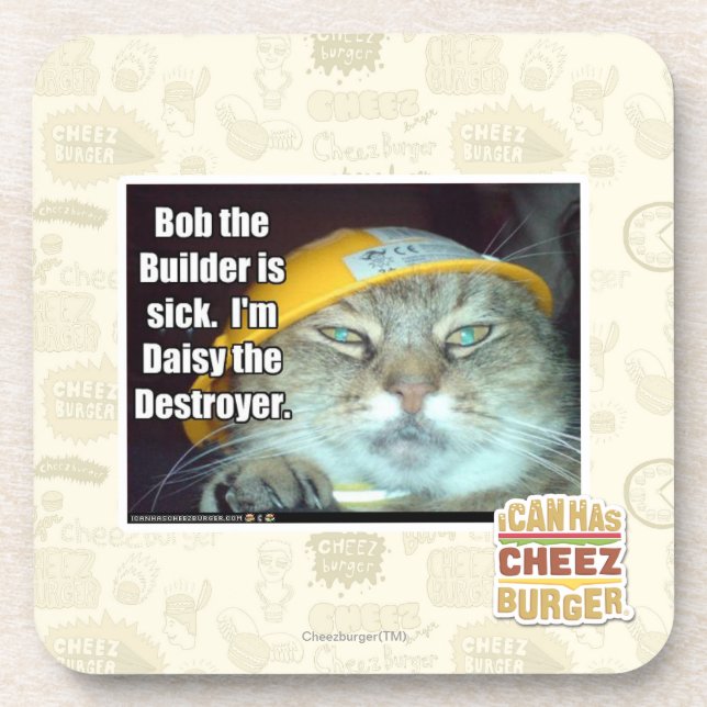 Porta-copo Bob o construtor é doente (Frente)