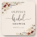 Porta-copo Boho Tiny Wildflower Chá de panela<br><div class="desc">Coaster de bebidas de Chá de panela de flor selvagem Boho Tiny. Este na moda e chá de panela elegante apresenta uma linda coloração d'água pintada manualmente Boho Tiny Wildflower. Encontre itens correspondentes na Coleção Boho Tiny Wildflower.</div>