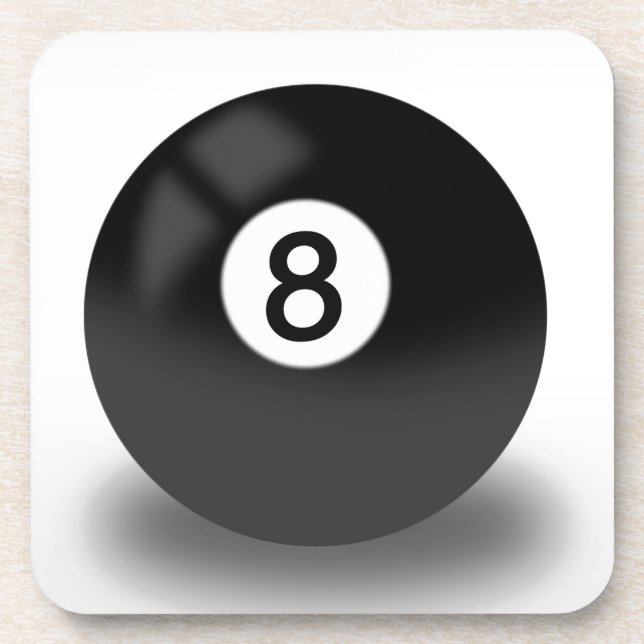 Porta-copo Bola 8 - Bilhetes (Frente)