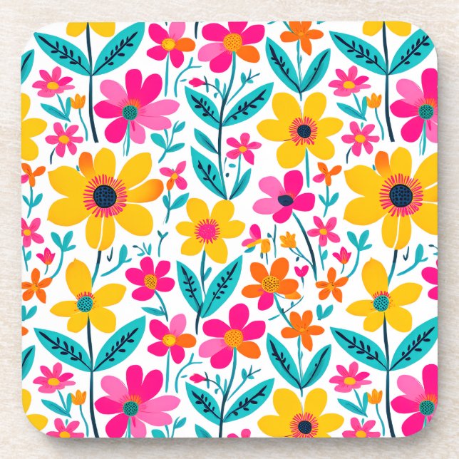 Porta-copo Bold Bloom  (Frente)