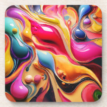 Bolhas de Abstrato intermitentes