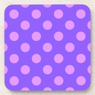 Porta-copo Bolinhas de Lilac na periwinkle