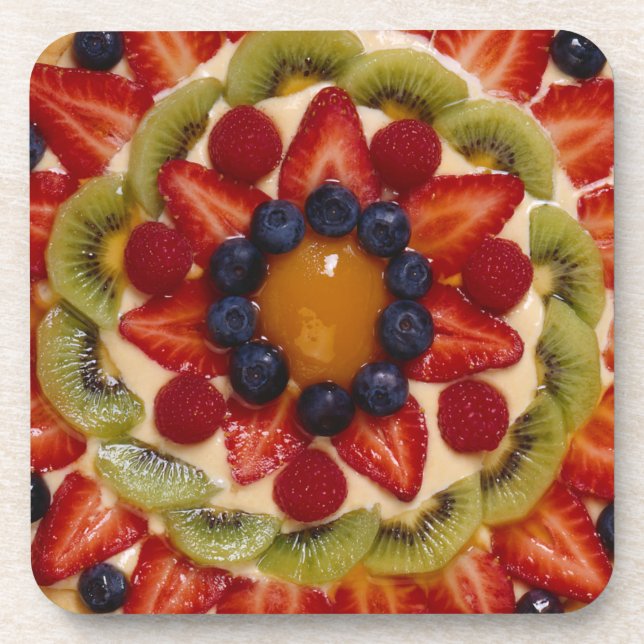 Porta-copo Bolo de fruta (Frente)