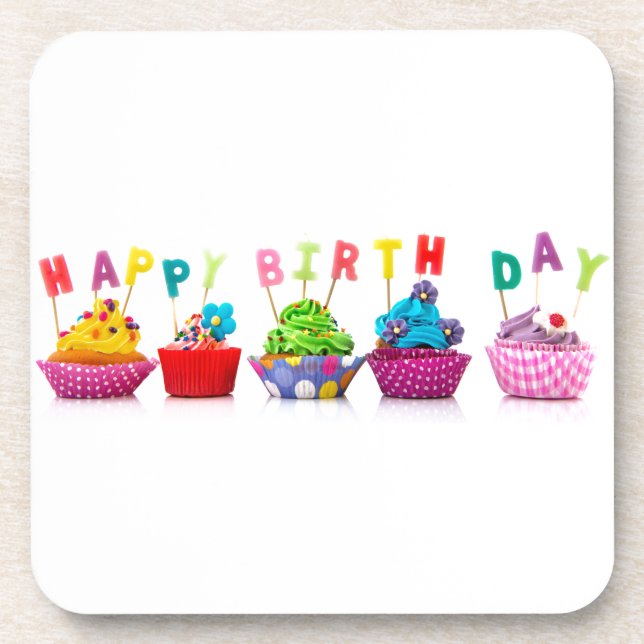 Porta-copo Bolos de Aniversário (Frente)