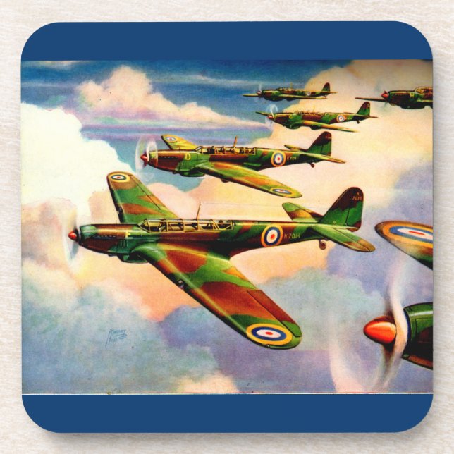 Porta-copo Bombardeiro médio britânico Fairey Junior, de 1939 (Frente)