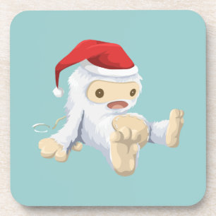 Porta-copo Boneca Monstro de Neve de Natal com Chapéu Vermel