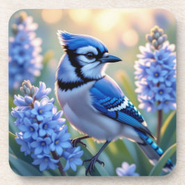 Porta-copo Bonito Blue Jay e Lilacs