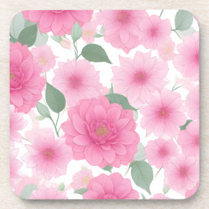 Porta-copo Bonito Cor-de-rosa Flor Sereno Floral