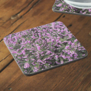 Porta-copo Bonito Púrpura Heather Floral