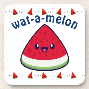 Porta-copo Bonito Sorriso Kawaii Watermelon