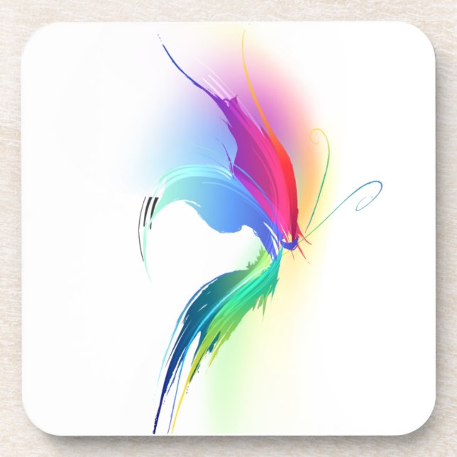 Porta-copo Borboleta abstrato Paint Splatter (Frente)