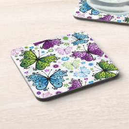 Porta-copo Borboleta Retro Hippy Trippy