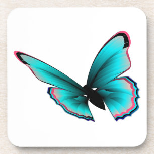 Porta-copo Borboleta Teal
