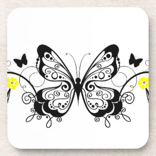 Porta-copo Borboletas pretas 10