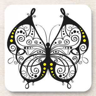 Porta-copo Borboletas pretas 5