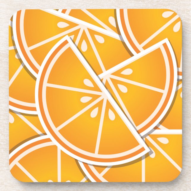 Porta-copo Bordas de laranja fungo (Frente)