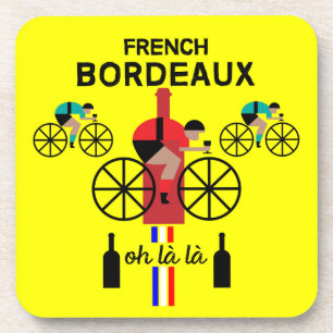 Porta-copo Bordeaux Wine francês