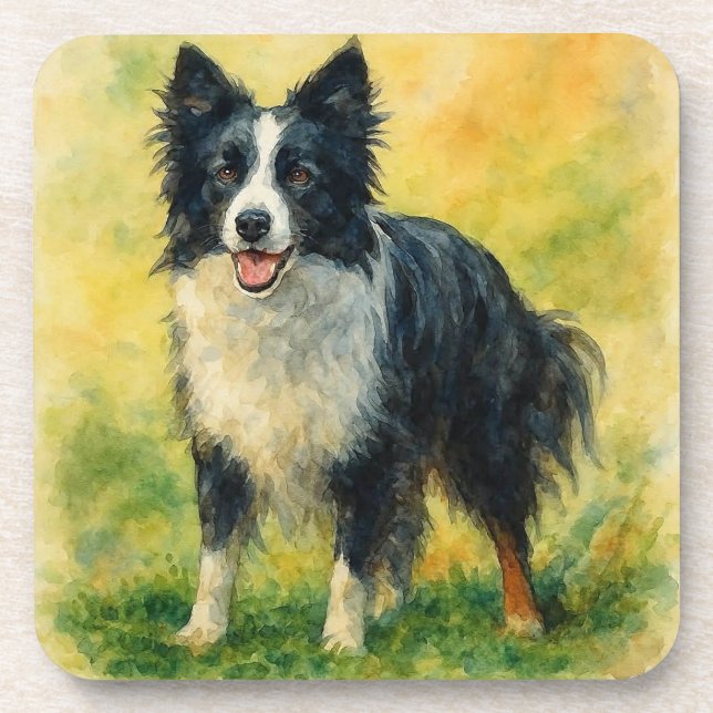 Porta-copo Border Collie (Frente)