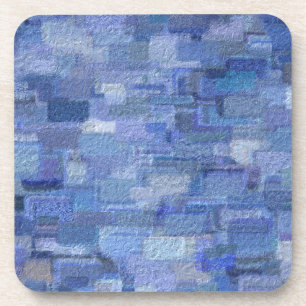 Porta-copo Brick Abstrato Winter Blues