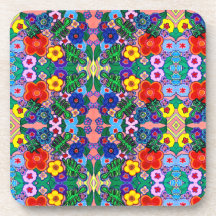 Bright Abstrato Flower Art