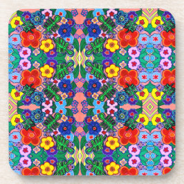 Porta-copo Bright Abstrato Flower Art