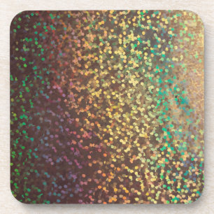 Porta-copo Brilhante, confete, multicolorido