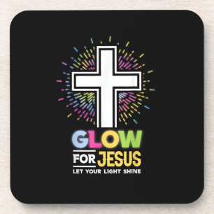 Porta-copo Brilhe para Jesus Camiseta da Cruz Cristã Jesus Cr